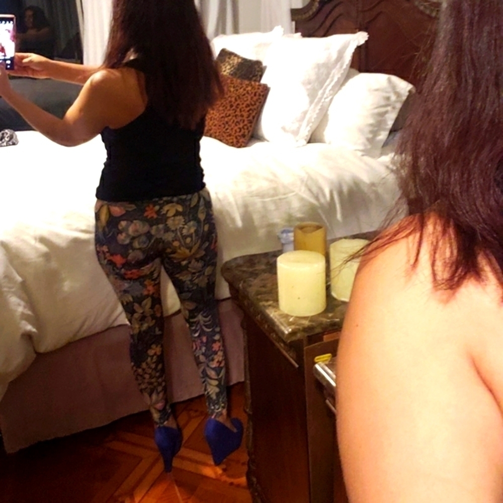 Floral leggings
